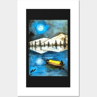 Night time Scenery Posters and Art